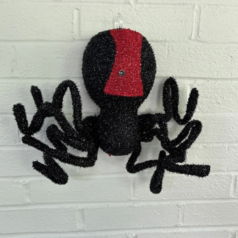 Walgreens Black Dropping Widow Spider Animatronic Prop Halloween Box 2014